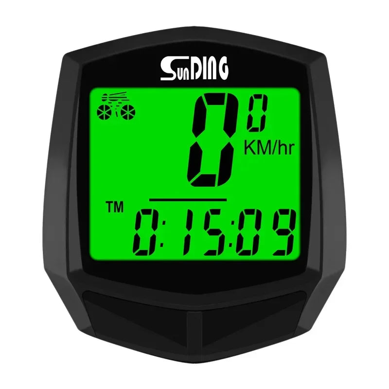 Wired Bike Computer LED Digital Bicycle Speedometer