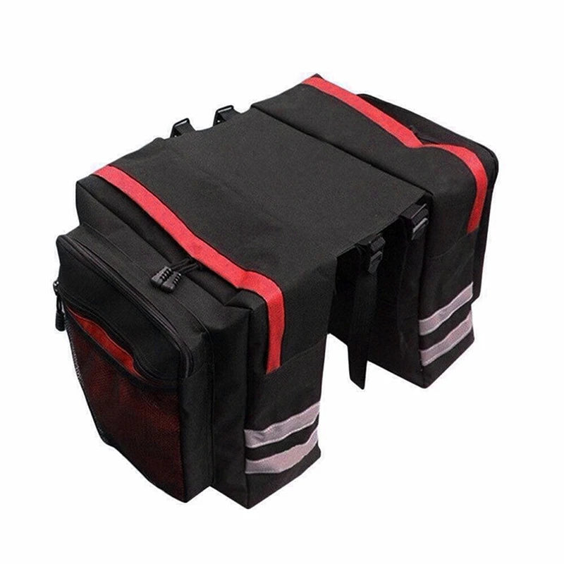 MTB Bicycle Rear Rack Carrier Bag – Double-Sided Pannier & Trunk Bag for Cycling & Travel