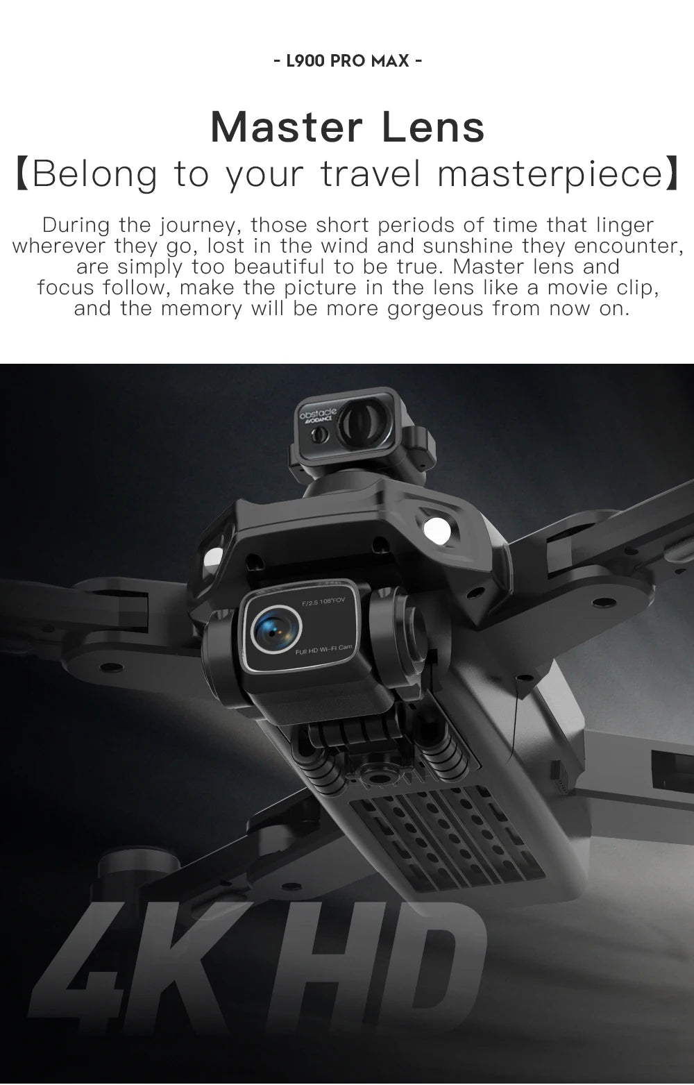 LYZRC L900 PRO MAX Drone 4K Professional HD Dual Camera