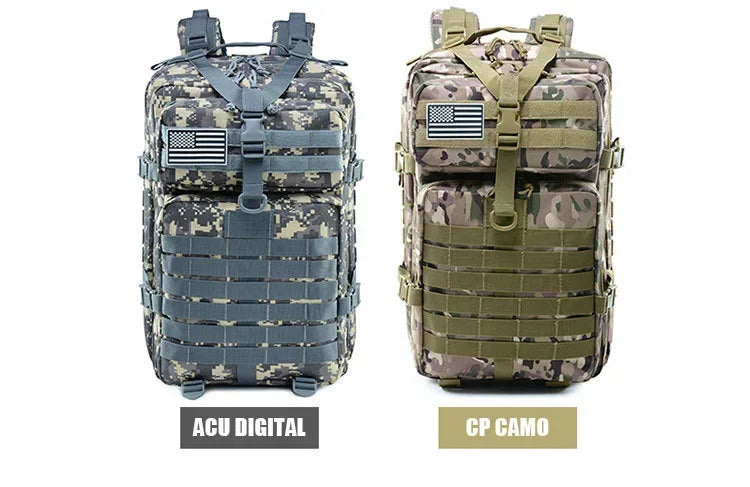 QT&QY 30L/50L Tactical Backpack – Outdoor Survival & Assault Pack