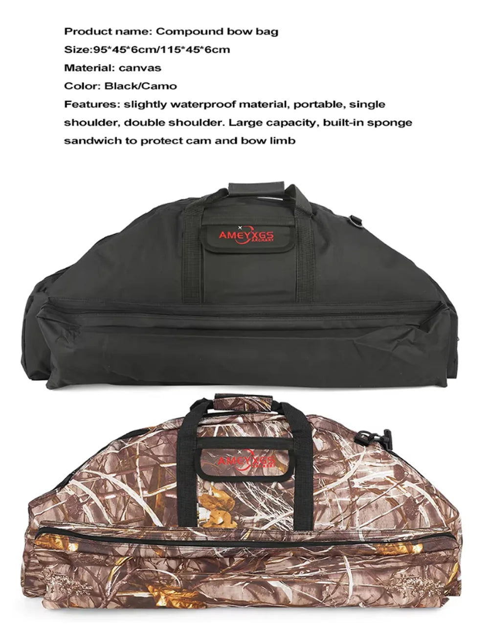 Archery Lightweight Portable Carrying Bow Case