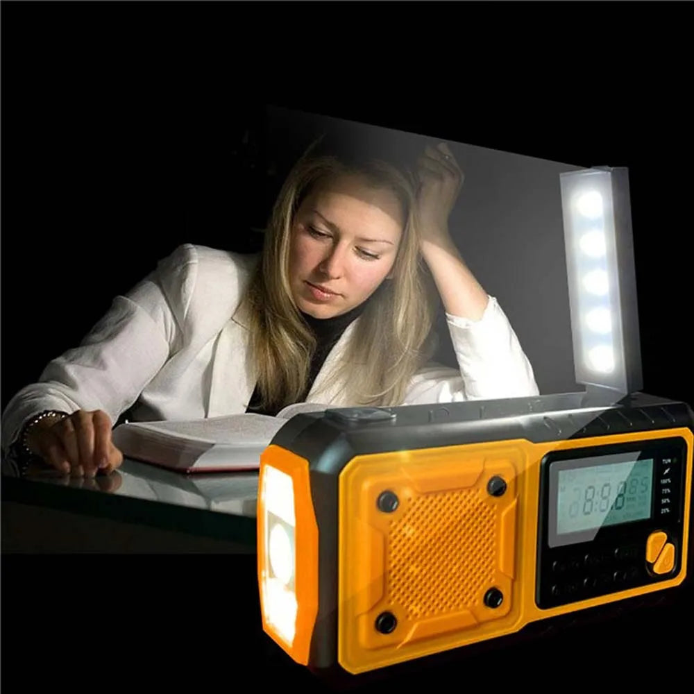 Portable Emergency Solar Power Radio