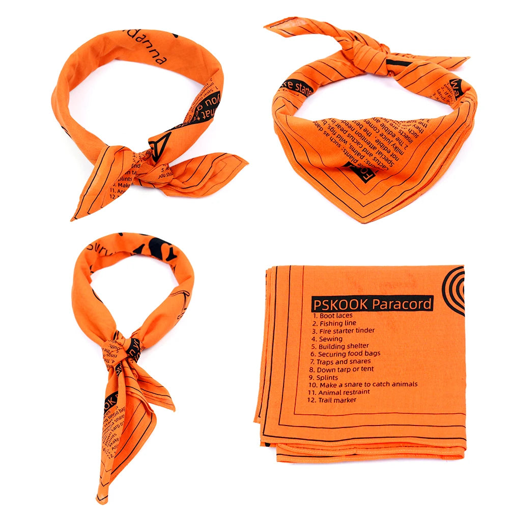 Survival Bandana - High Vis Orange