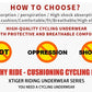 X-TIGER Men’s Cycling Underwear Shorts – 5D Gel Padded, Breathable & Non-Slip