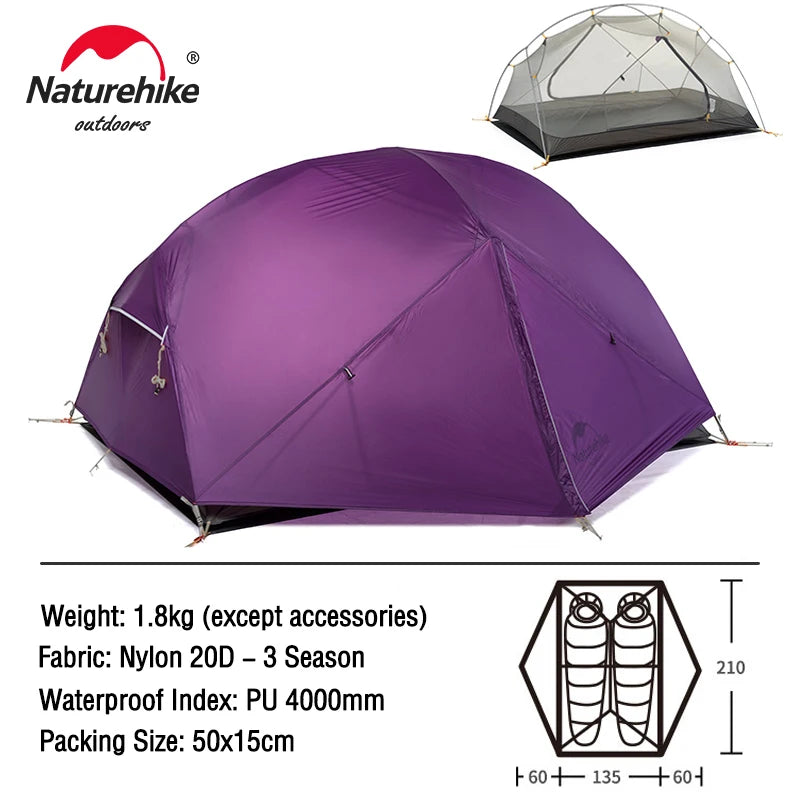 Naturehike Cloud Up 1-Person Camping Tent