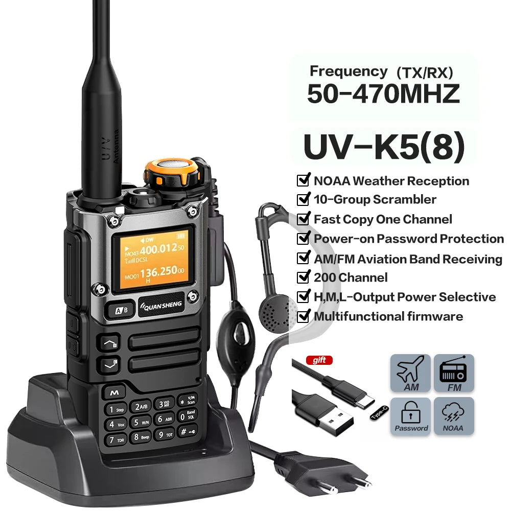 Quansheng UV-K6 Walkie Talkie