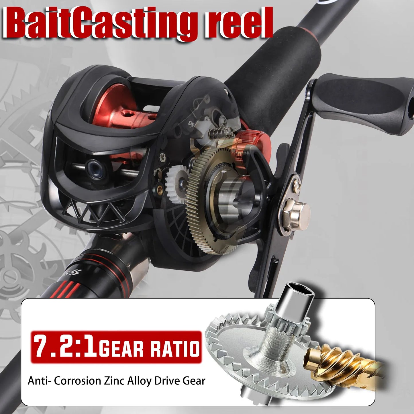 Sougayilang Carbon Fiber Fishing Combo