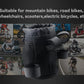 2-in-1 Bicycle Handlebar Phone Holder & Water Bottle Holder with Mesh Pocket