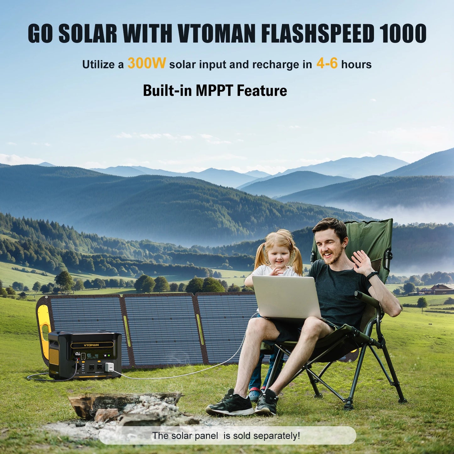 VTOMAN Flash Speed 1000 Portable Power Station