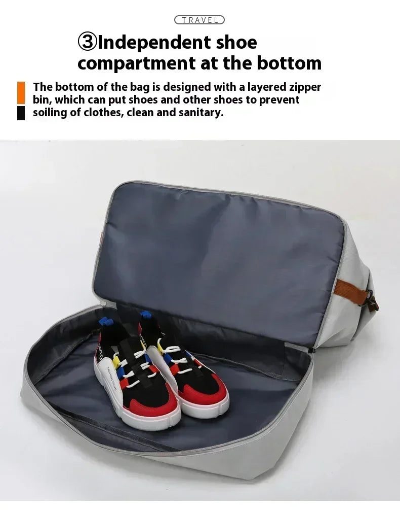 Large Capacity Waterproof Travel Gym Bag