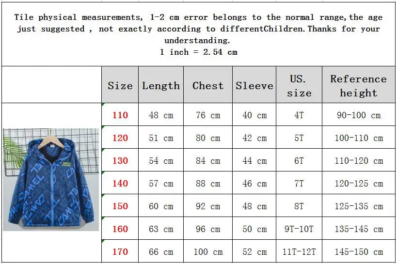 Boys Waterproof Winter Jacket