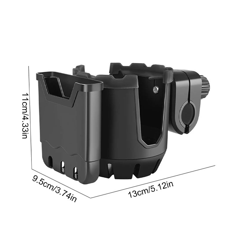 Multifunctional 2-in-1 Water Cup Holder & Mobile Phone Holder – Bicycle & Stroller Accessory