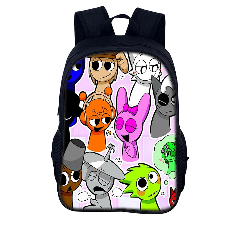 Sprunki Incredibox School Backpack – Stylish Student Bag & Christmas Gift