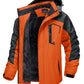 TACVASEN Fleece Lining Mountain Jackets Mens Hiking Jackets