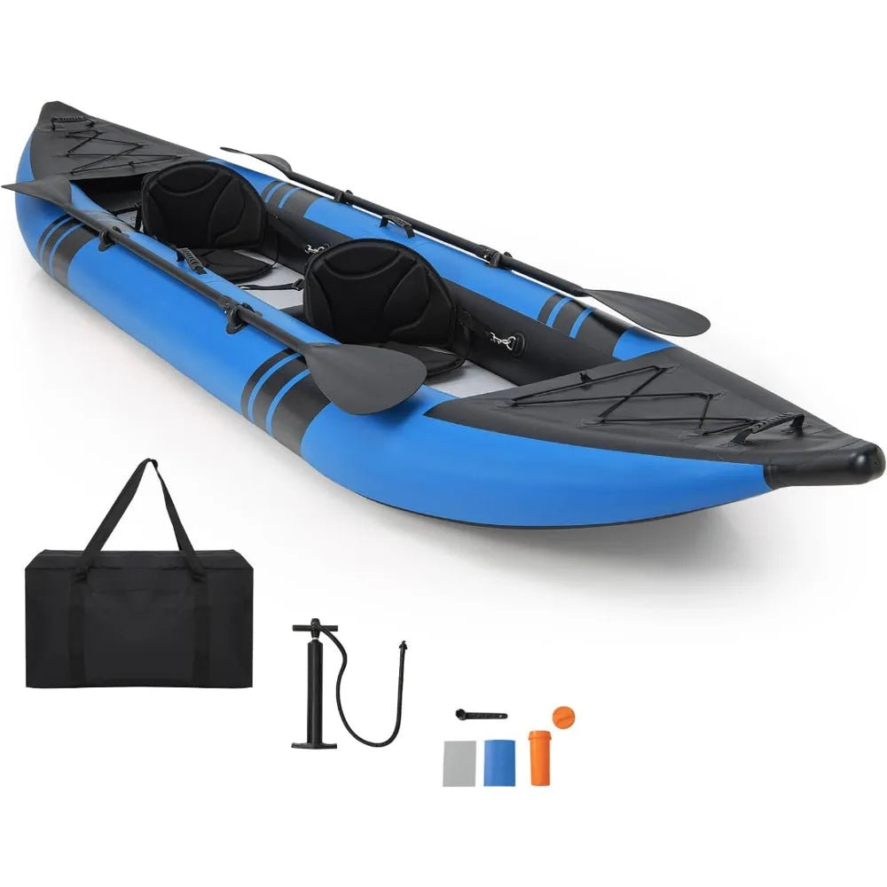 12.5Ft 507lbs Tandem Inflatable Kayak