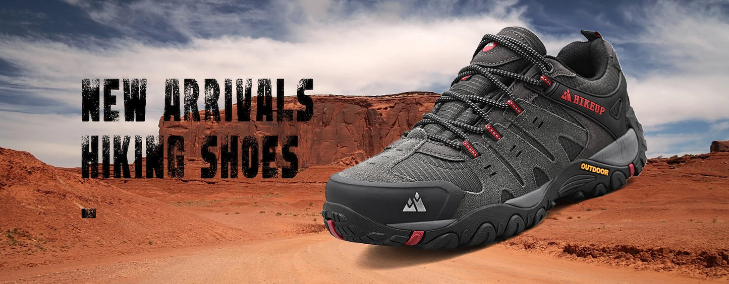 HIKEUP Men's Outdoor Trekking Hiking Shoes