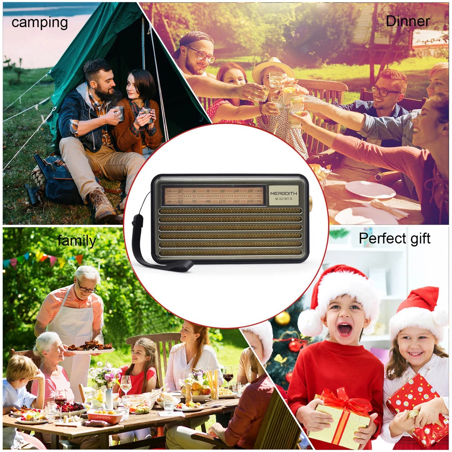 M-521BTS Multi-Function Solar Radio