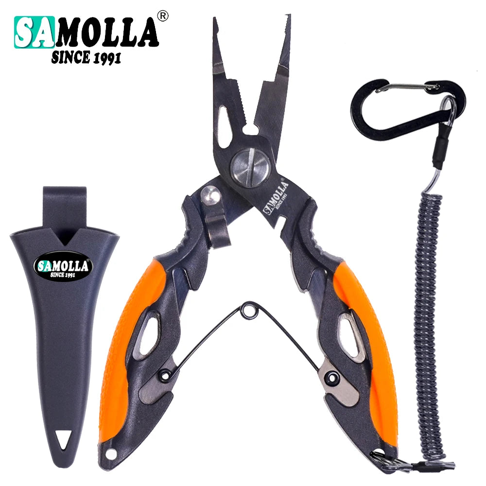 Multifunctional Fishing Pliers – Stainless Steel Cutter & Hook Remover