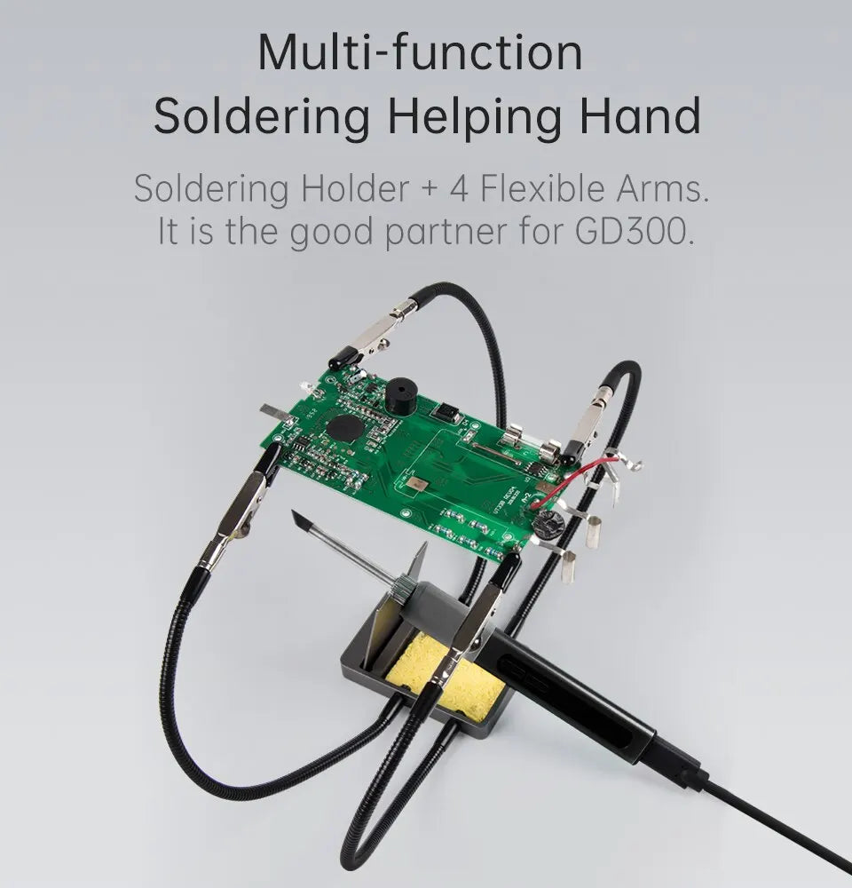 GVDA Smart Electric Soldering Iron – 65W Adjustable Temp | Fast-Heat Portable Soldering Kit