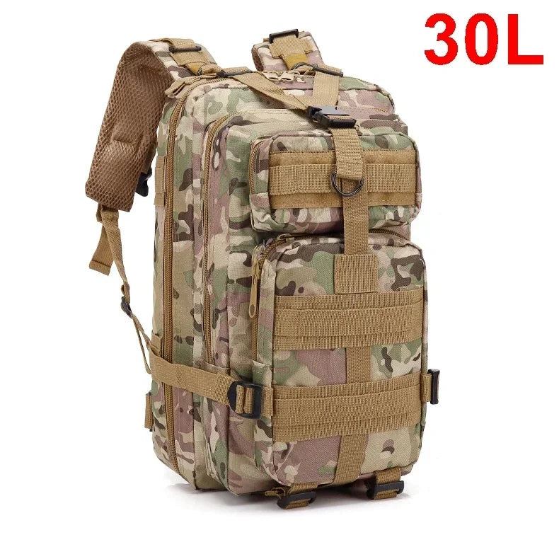 QT&QY 30L/50L Tactical Backpack – Outdoor Survival & Assault Pack