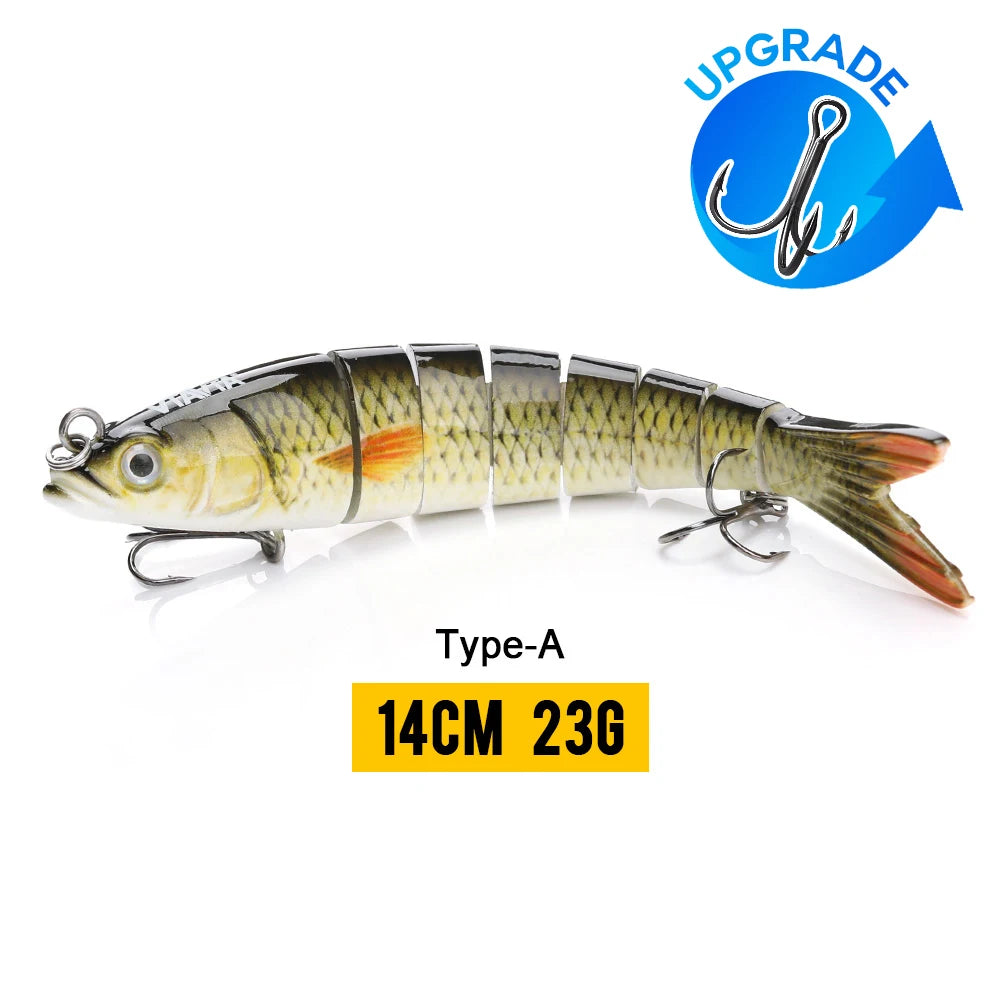 VTAVTA Sinking Jointed Crankbait 8-Segment Swimbait