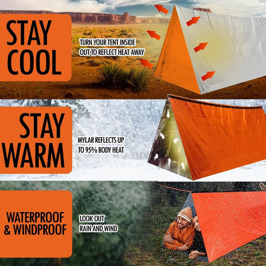 2-Person Emergency Waterproof Tent