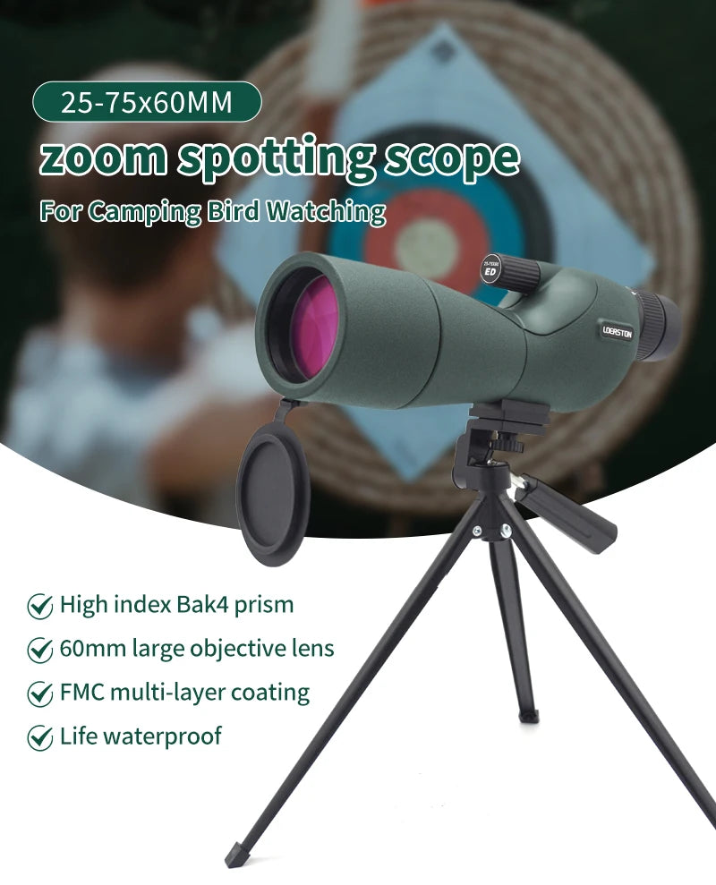 25-75x60 Zoom Spotting Scope