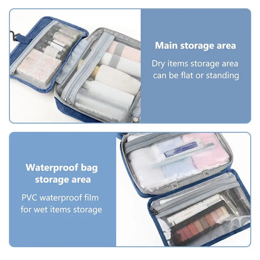 Hanging Travel Makeup Organizer Bag