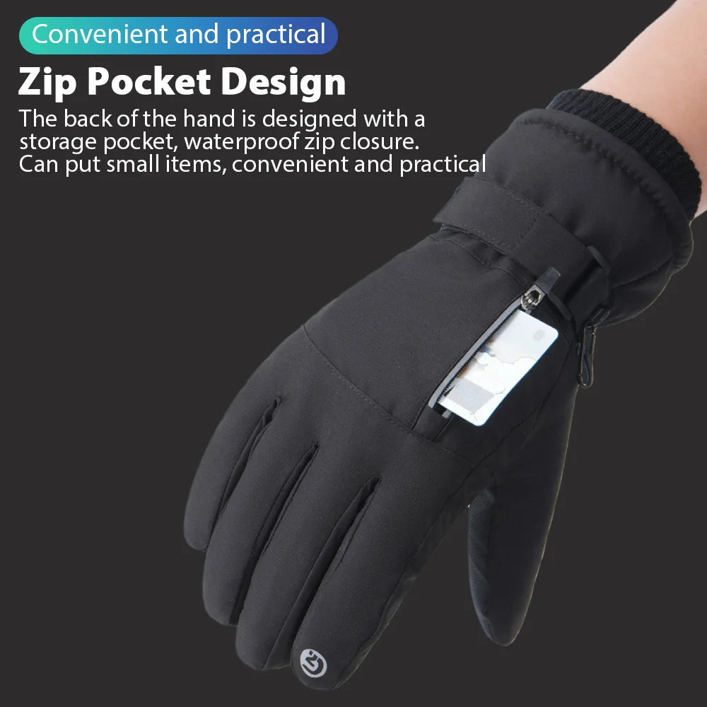 Men Winter Touch Screen Waterproof Gloves