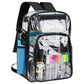 Clear Heavy-Duty PVC Transparent Backpack