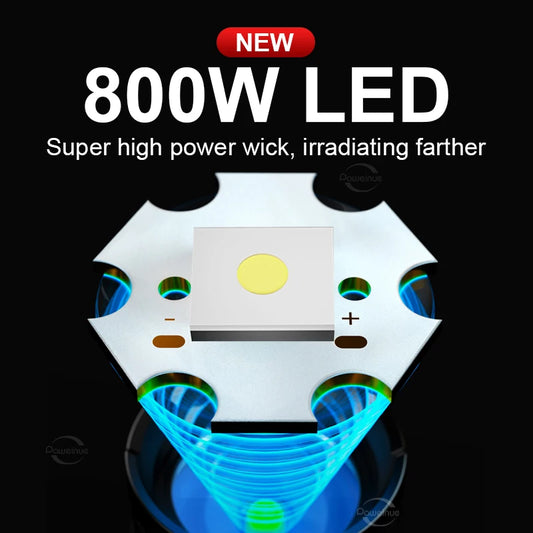 10000mAh High Power LED Flashlight