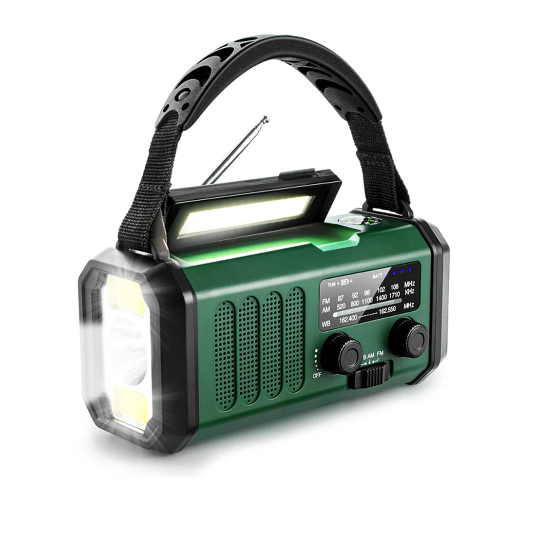 Woopker Radio E30 Emergency Solar Hand Crank AM/FM/NOAA Radio