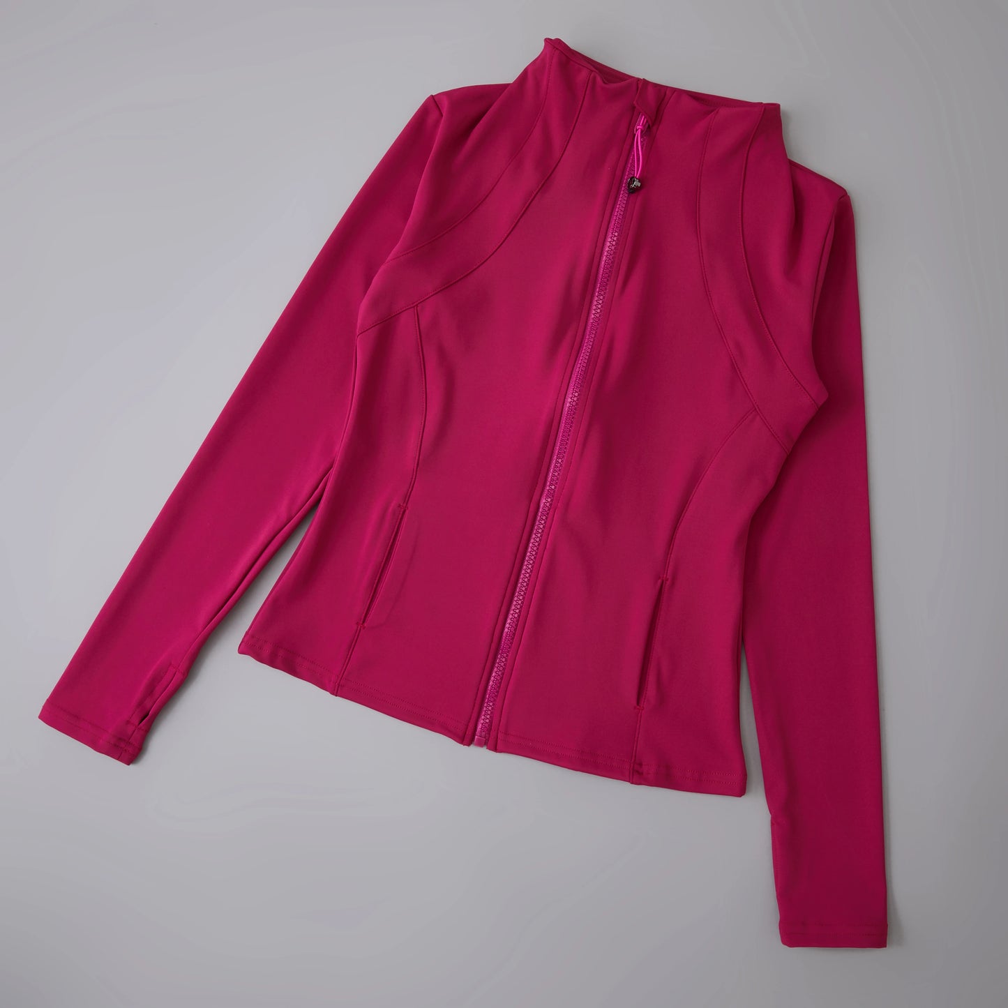 Yoga Wear Ladies Coat Round High Elastic Loose Exercise Yoga Long Sleeve