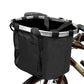 Bicycle Front Basket – 2-in-1 Detachable Bike Handlebar Bag for Small Pets & Cargo