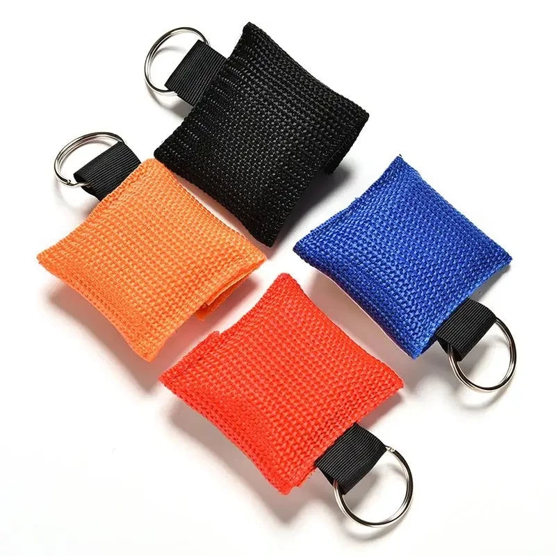 Keychain First Aid Emergency Face Shield Masks