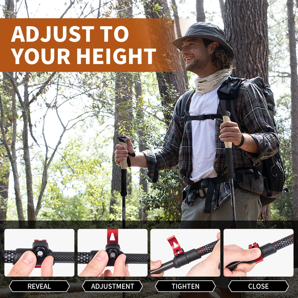 Naturehike Trekking Poles (2pcs) Walking Stick