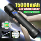 10000mAh High Power LED Flashlight