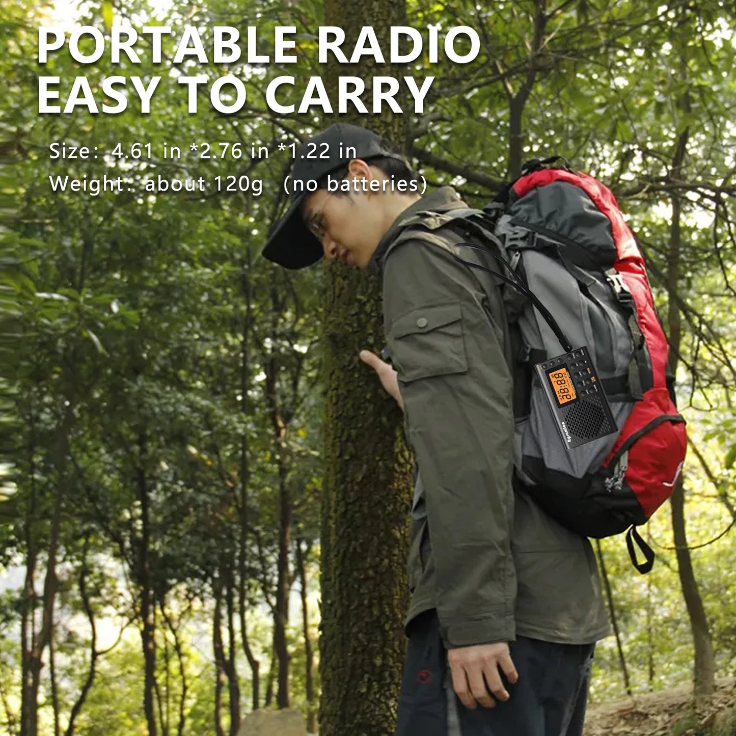 Rysamton Portable AM/FM Shortwave Radio