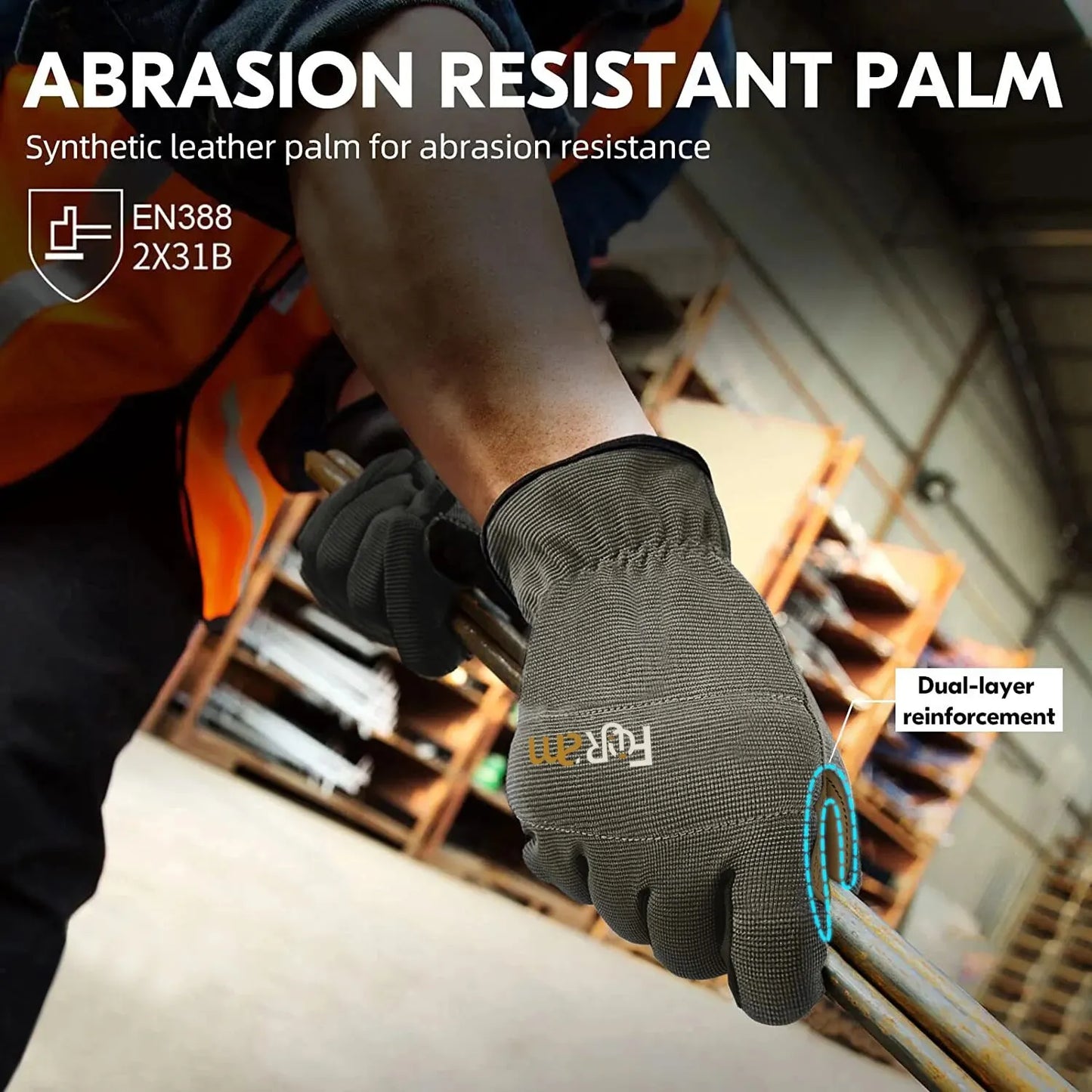 High-Performance Touchscreen Work Gloves