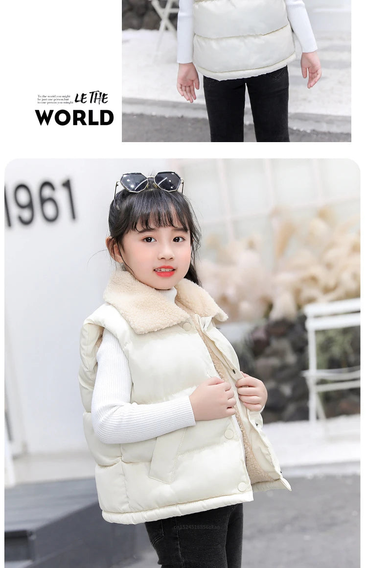 Kids Hooded Vest Jacket
