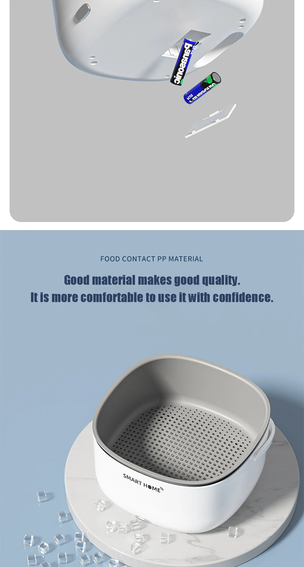 Electric Vegetable & Fruit Washing Machine with WiFi