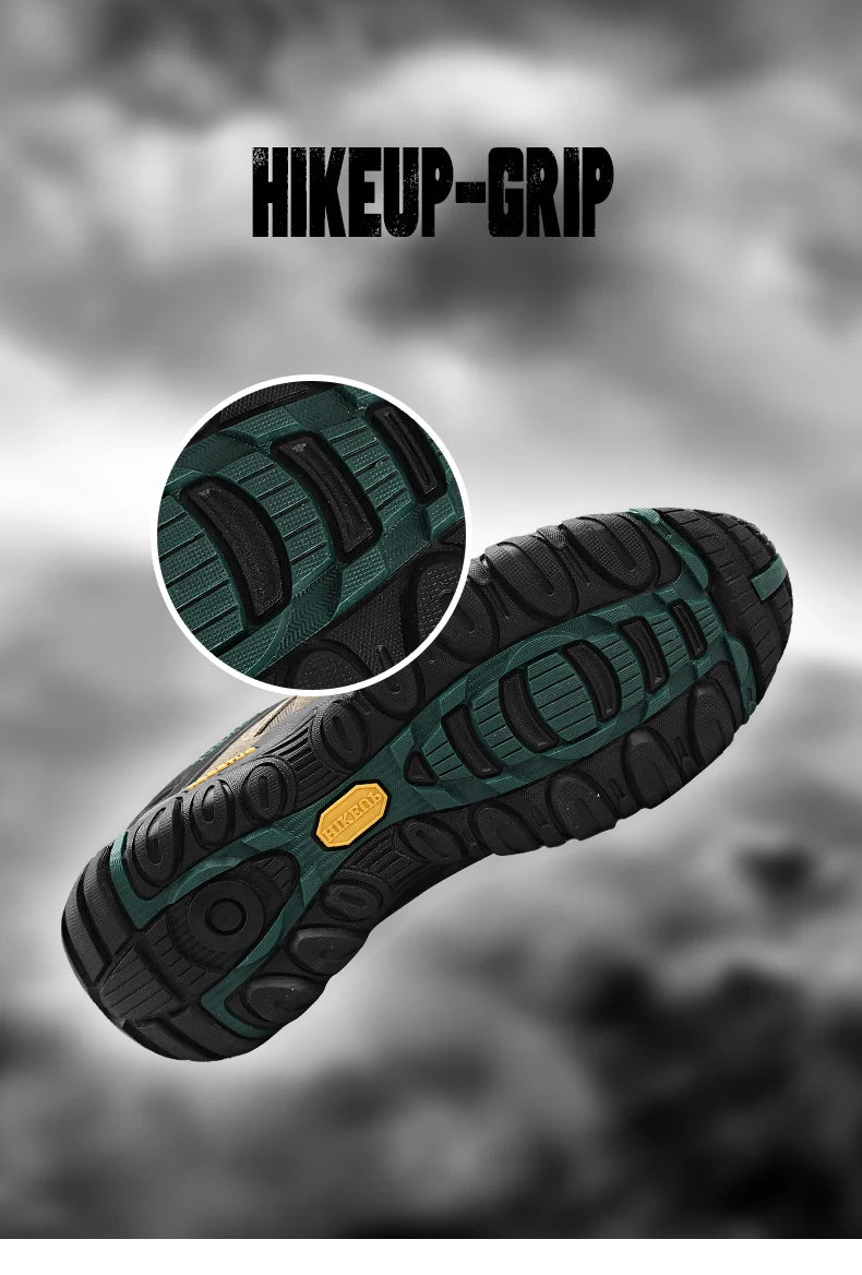 HIKEUP Men's Outdoor Trekking Hiking Shoes