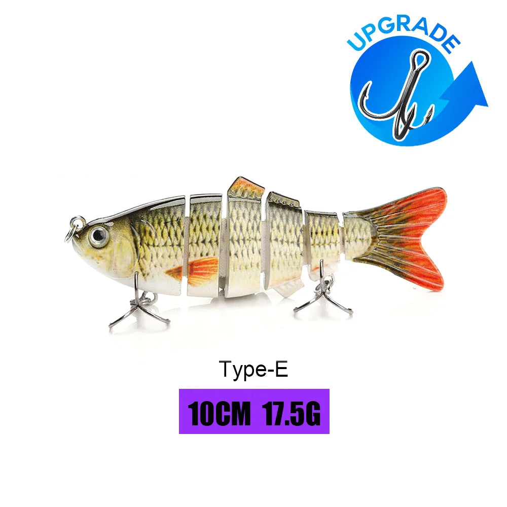 VTAVTA Sinking Jointed Crankbait 8-Segment Swimbait