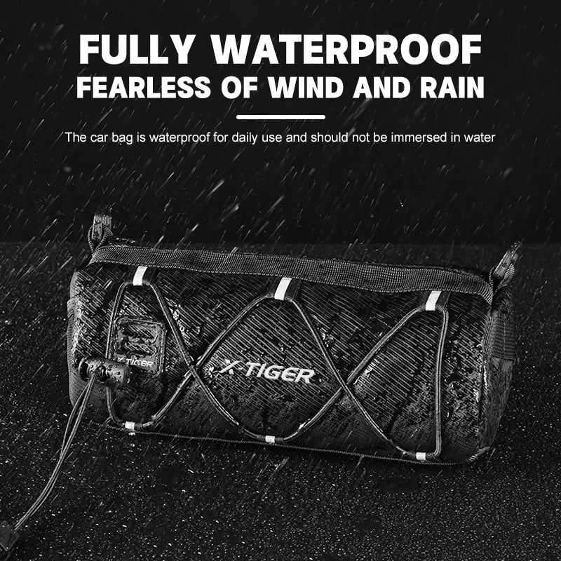 X-TIGER Bike Bag – Portable Handlebar & Frame Tube Bag with Large Capacity