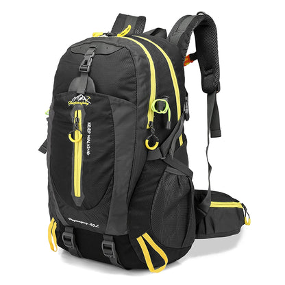 40L Water-Resistant Travel Backpack – Hiking, Camping, and Trekking Daypack for Men & Women