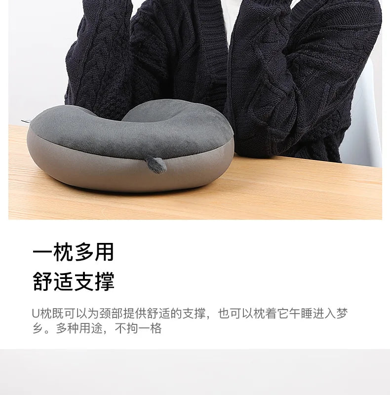Car Neck Pillow – 1PC Soft Travel Pillow with Foam Particles
