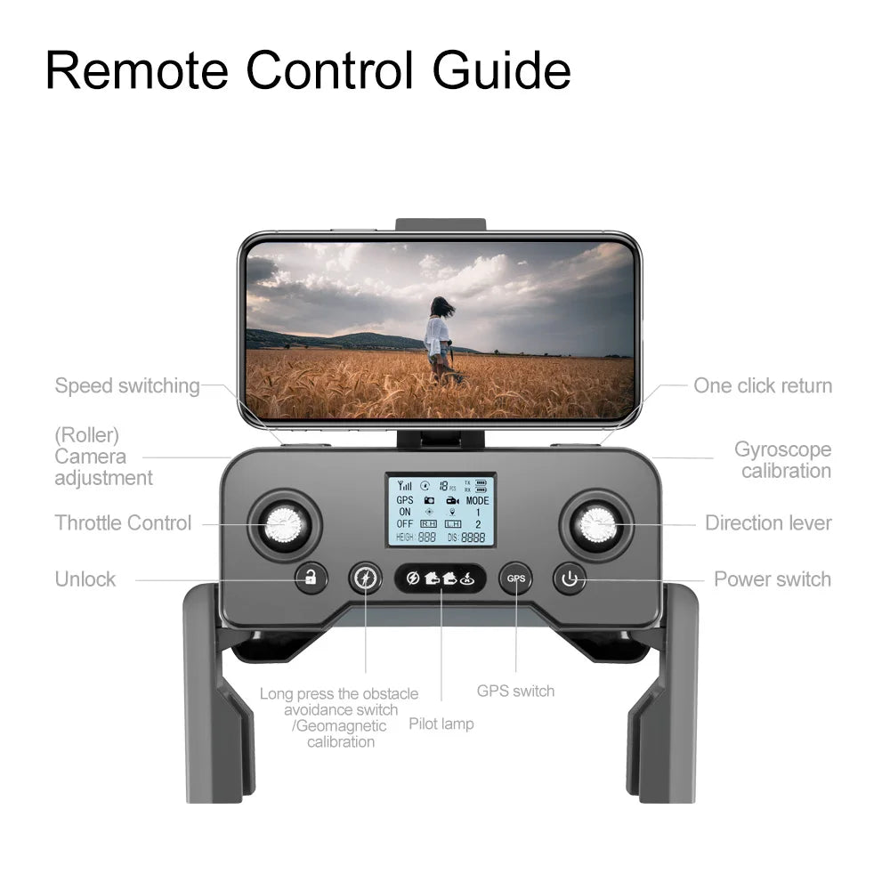 Xiaomi V198GPS Drone ESC 8K Professional HD Camera Drone