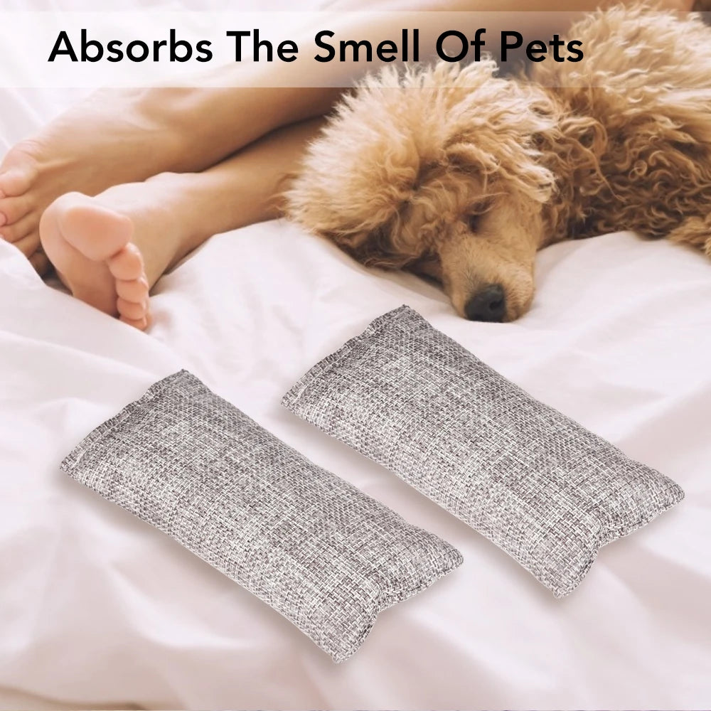10PCS Bamboo Charcoal Bags for Air Purification