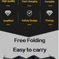 6-Fold 800W Foldable Solar Panel – Portable Solar Charger with USB & DC Output