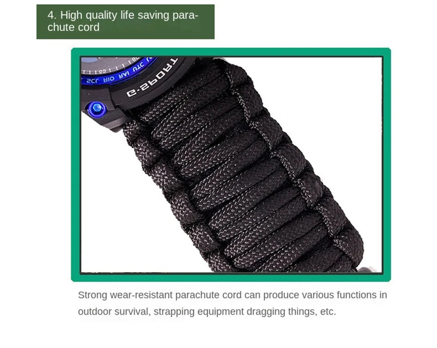 Outdoor Survival Watch Kit